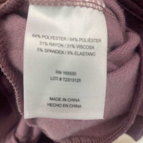 32 Degrees Heat Plaid Flannel Button Up Shirt Womens Size L Pearly Purple Cozy W - Picture 5 of 10